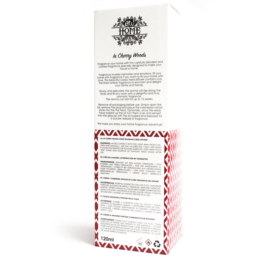 Difusor H&H Cherry Woods 120 ml: Aroma Quente e Envolvente