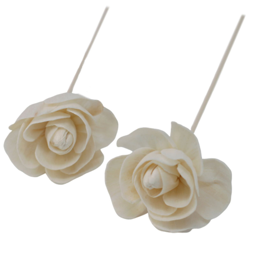 Flores Difusoras em Madeira de Sola (Pack de 4) – Aroma e Design